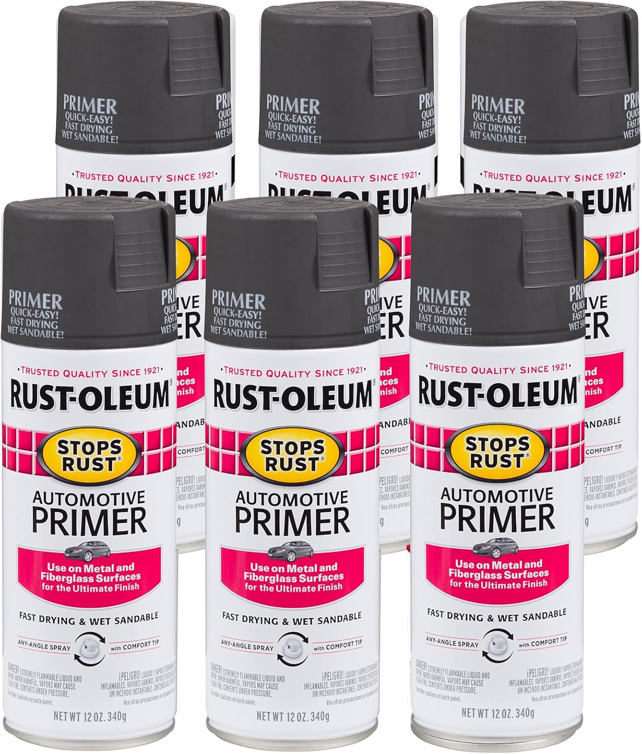 Rust-Oleum Stops Rust Automotive Primer Spray for Durable Coating