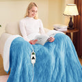 Heated Blanket Electric Twin 62in x 84in - 10 Heat Levels, Auto-Off