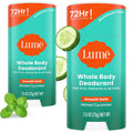 Lume Whole Body Deodorant for 72 Hour Odor Control - Minted Cucumber