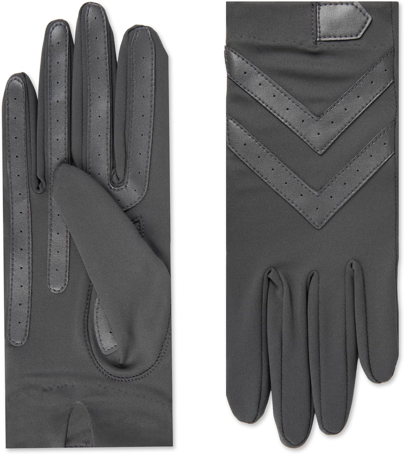 isotoner Womens Water Repellent Touchscreen Shortie Gloves