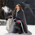 Heated Blanket Battery Operated 12V Cordless Heated Throw - Portable