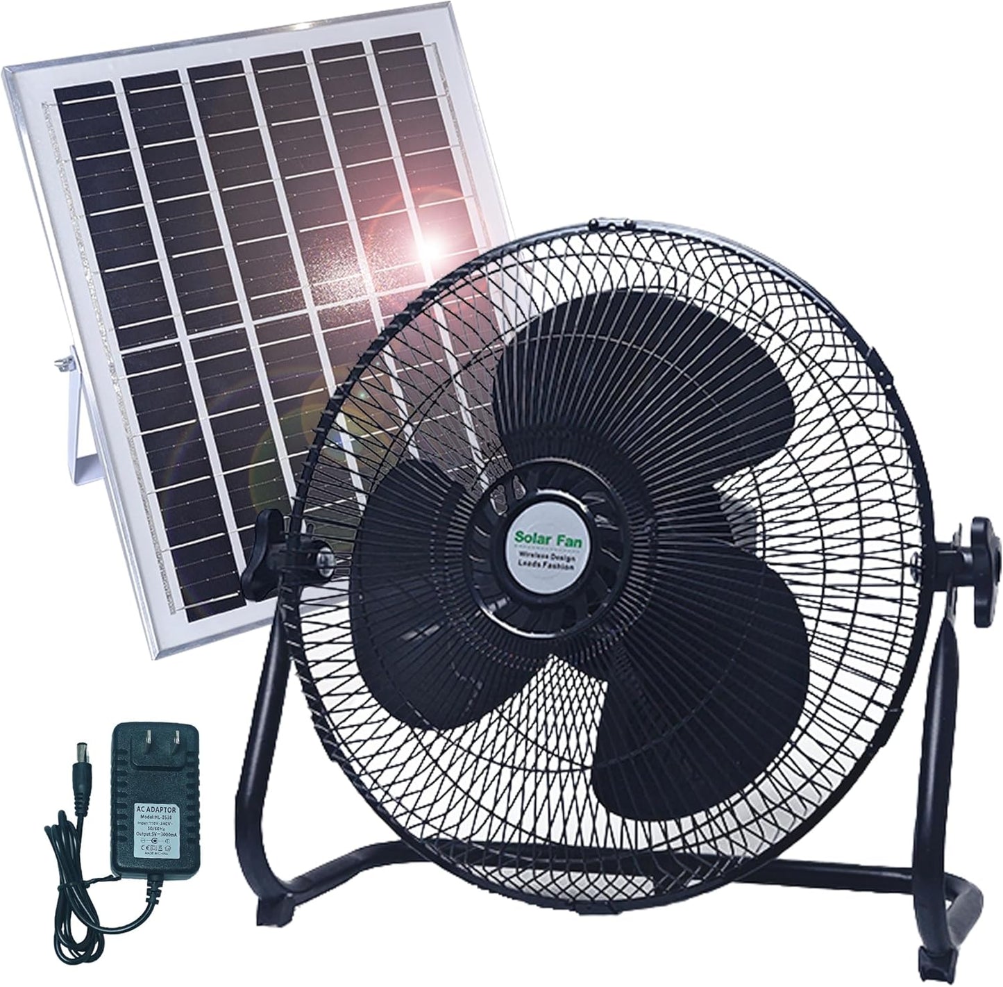 Portable Solar Fan for Versatile Outdoor Comfort
