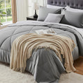 BEDELITE Full Comforter Set 7 Pieces Bed in A Bag for Cozy Nights