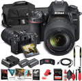 Nikon D7500 DSLR Camera with 18-140mm Lens - Versatile 4K Performer