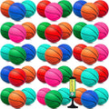 30Pcs 7in Mini Basketball Balls Bulk - Colorful Party & Pool Set