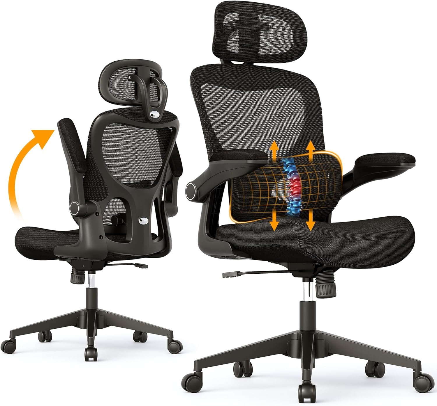 Sunnow Ergo Mesh Chair: Ultimate Comfort for Work & Gaming