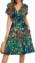 WEACZZY Women's Casual Summer Dresses with Short Sleeves and Pockets
