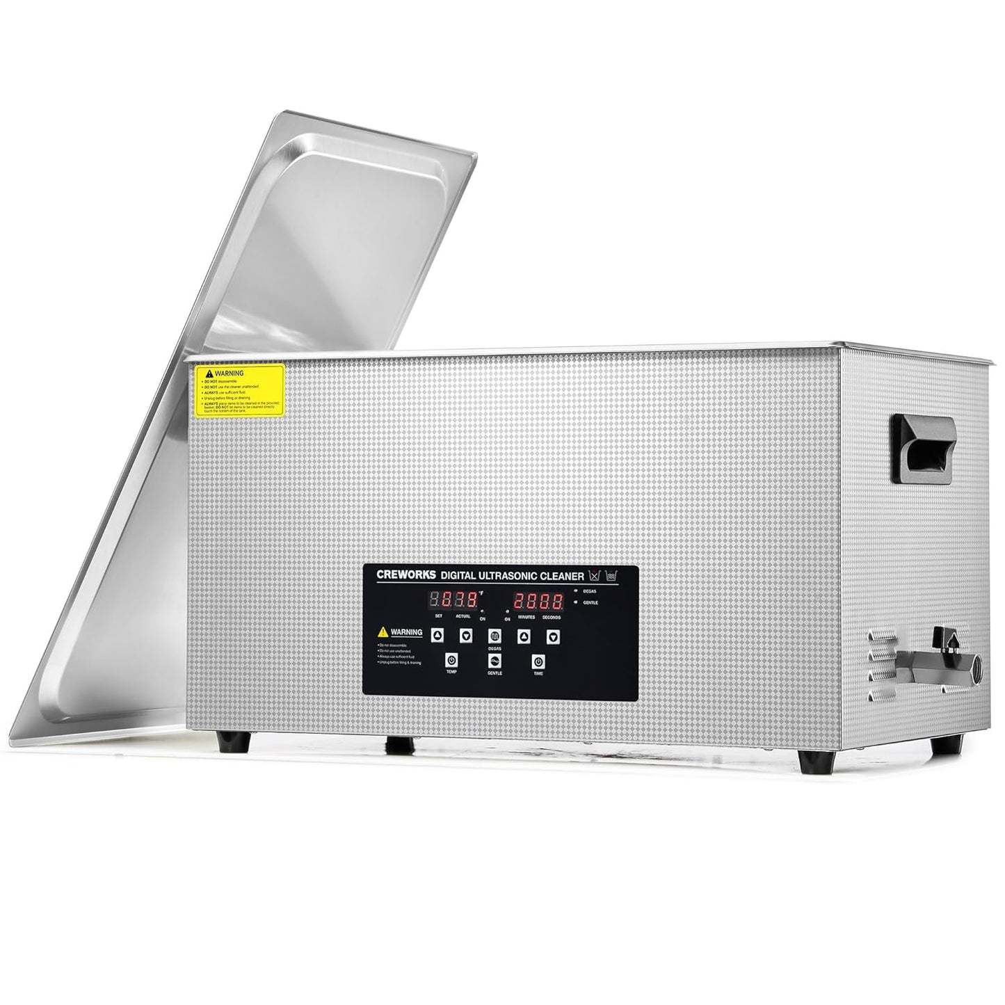 22L Digital Ultrasonic Cleaner for Auto Tools and More