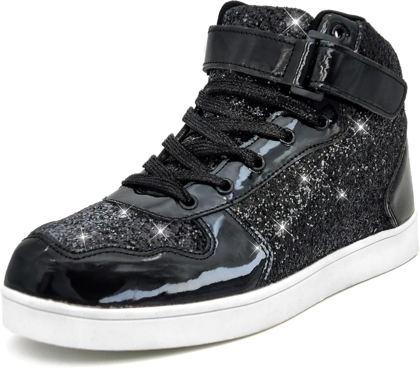 Glitter Shoes for Kids High Top Sneakers Gift for All Occasions