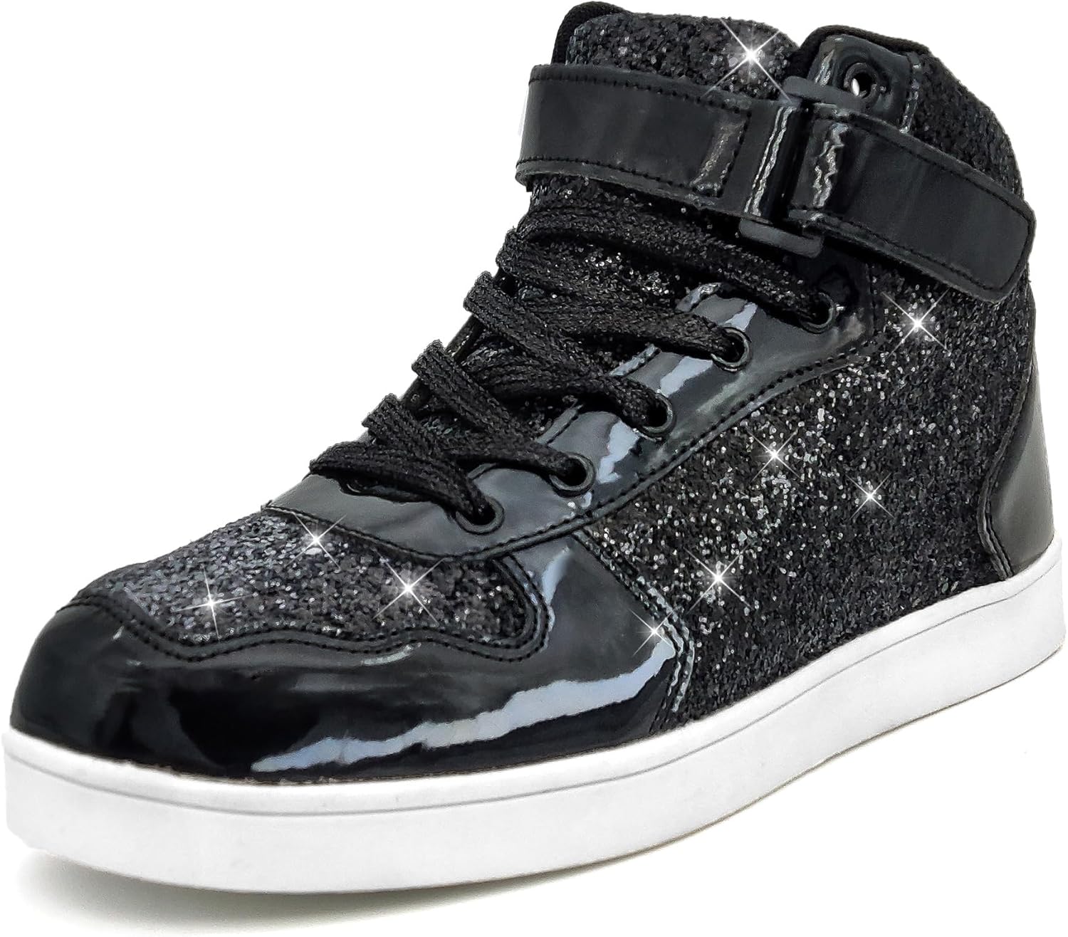Glitter Shoes for Kids High Top Sneakers Gift for All Occasions