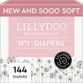 Baby Diapers Size 1 (4-11 lbs) - Monthly 144 Count Leak Protection