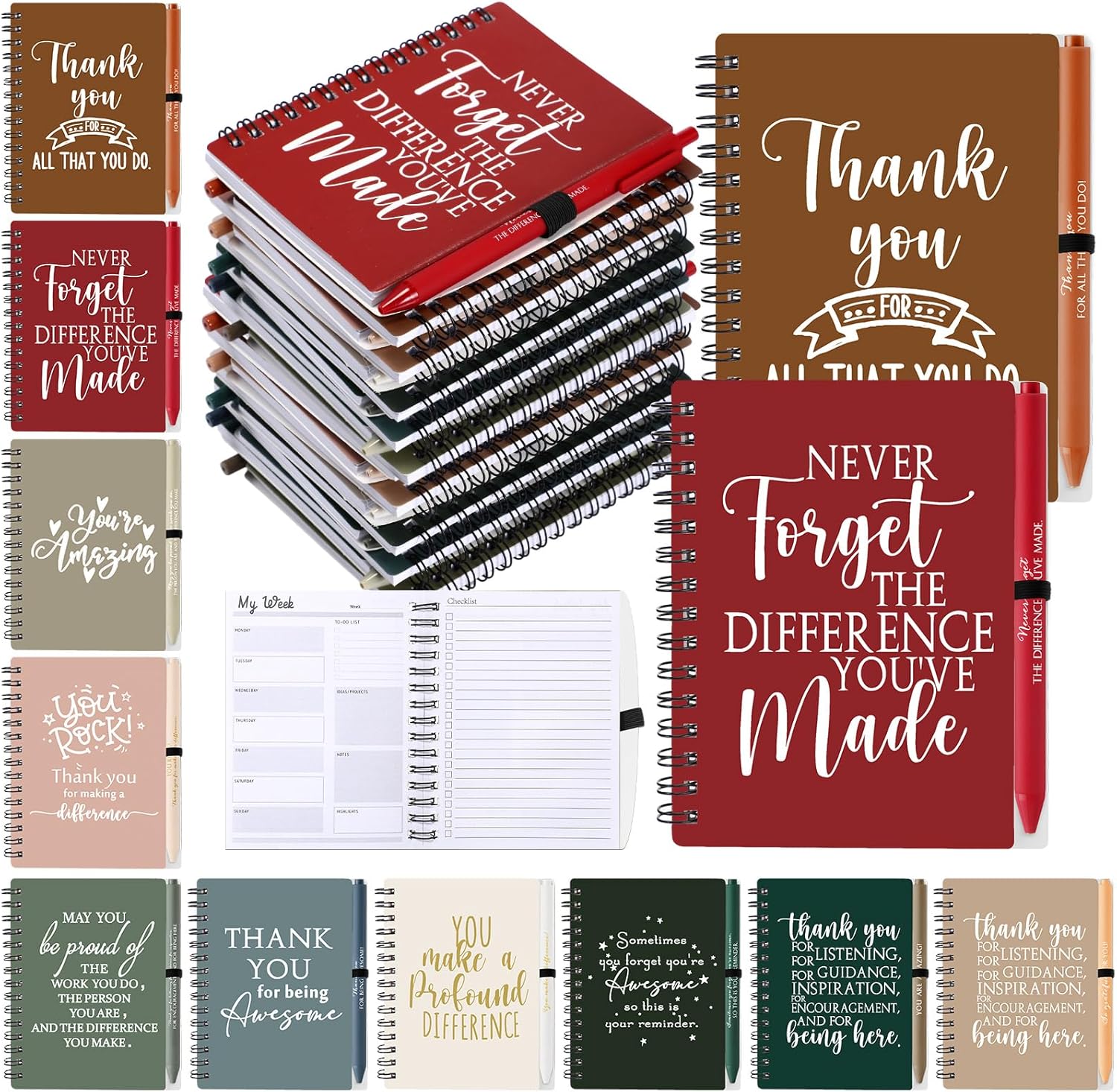 60 Pcs Employee Appreciation Gift Set for Motivational Support