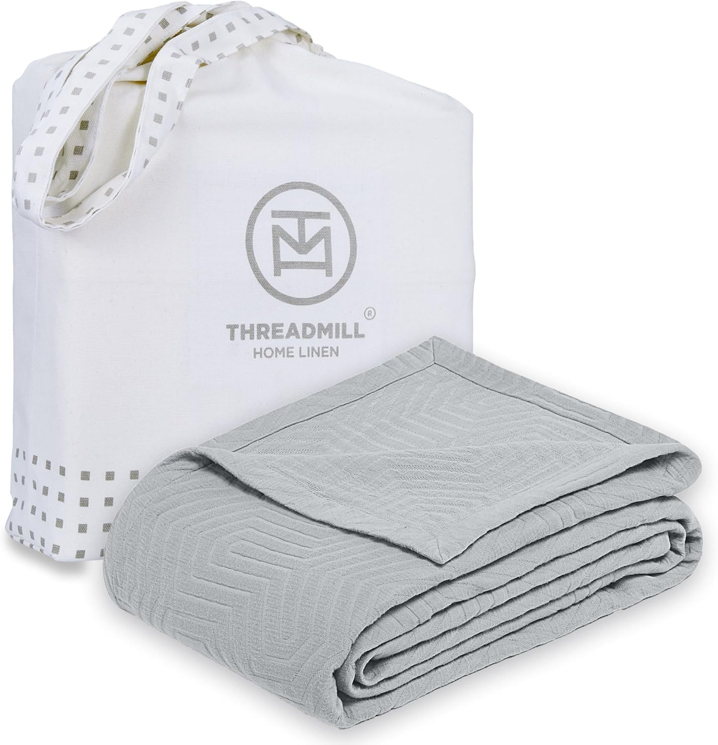 Threadmill Luxury Cotton Blanket for King Size Bed - Cozy Comfort