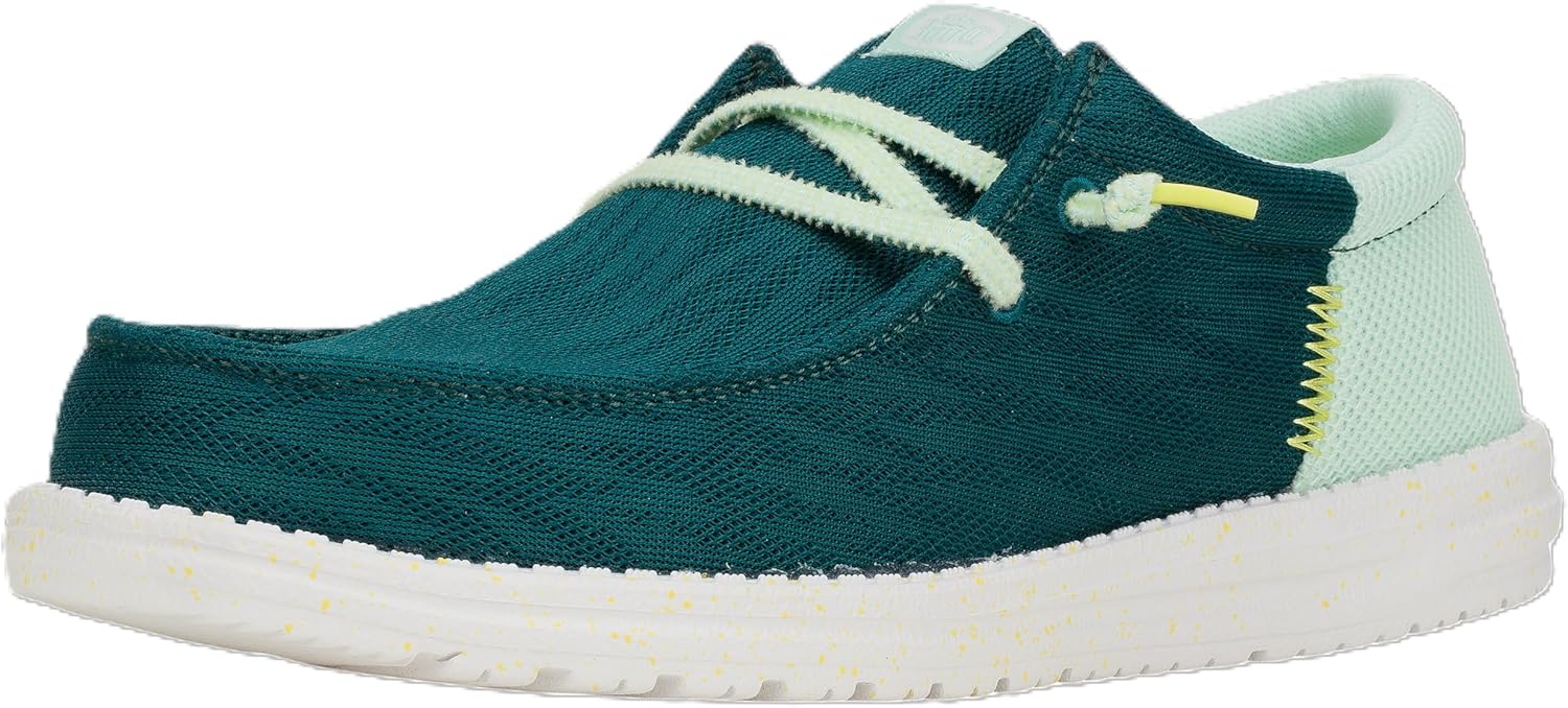 HEYDUDE Men's Wally Funk Zigzag Mesh Shoes for Comfort