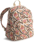 Vera Bradley Premium Cotton Bancroft Backpack - Roomy, Washable Style