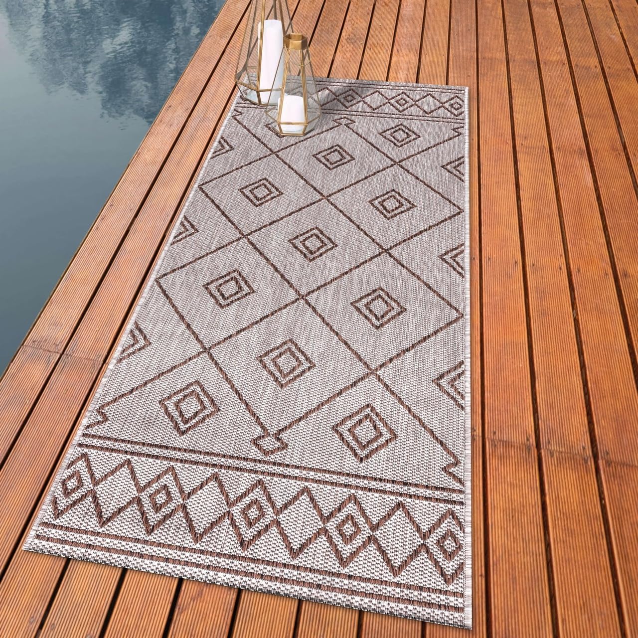 Keen Home Design Terrace Outdoor Runner Rug - Stylish and Durable