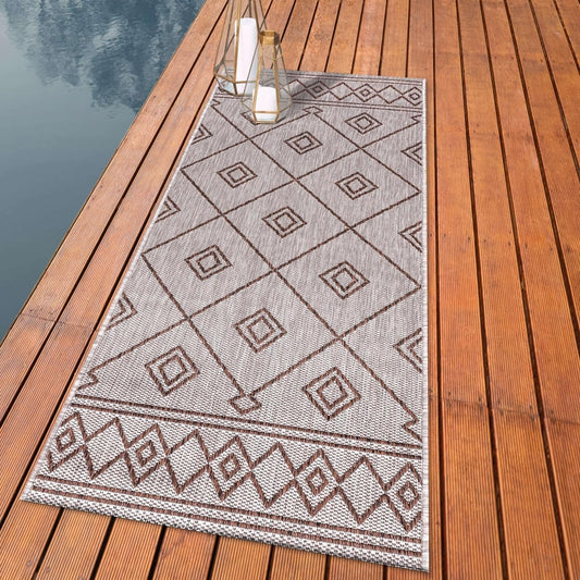 Keen Home Design Terrace Outdoor Runner Rug - Stylish and Durable