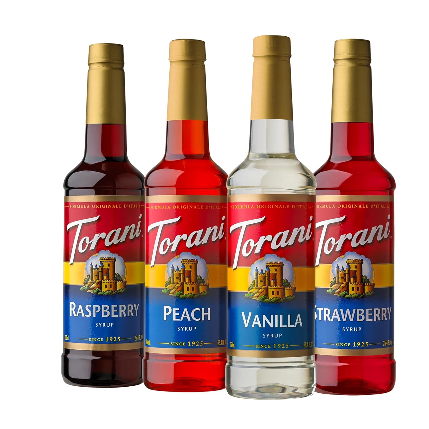 Torani Flavored Drink Syrup Soda Shop Variety Pack for Drinks