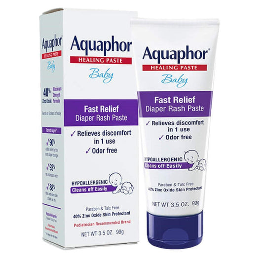 Aquaphor Baby Diaper Rash Paste - Rapid Relief - 3.5 oz