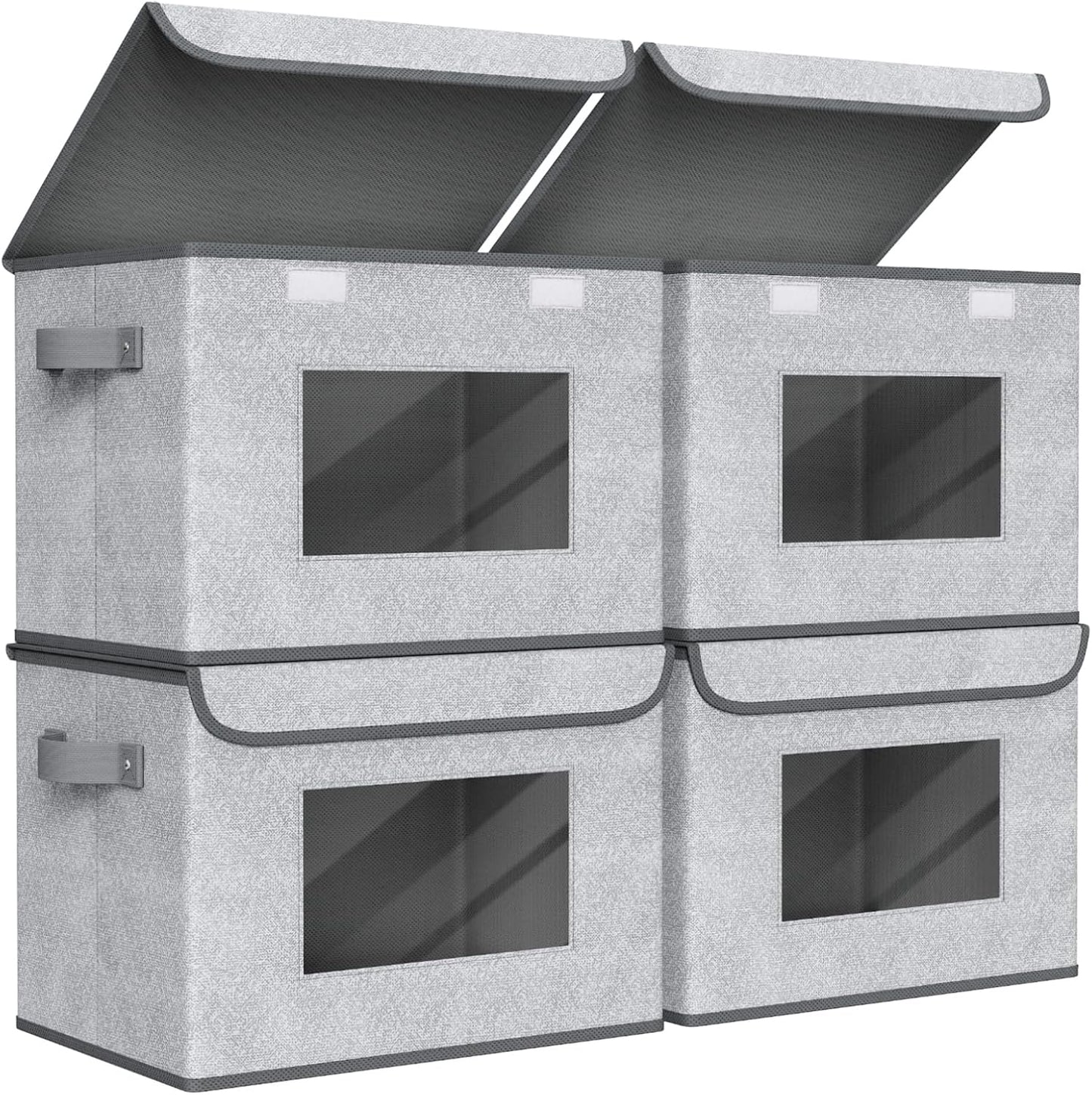Univivi Fabric Foldable Storage Boxes for Home and Office Use