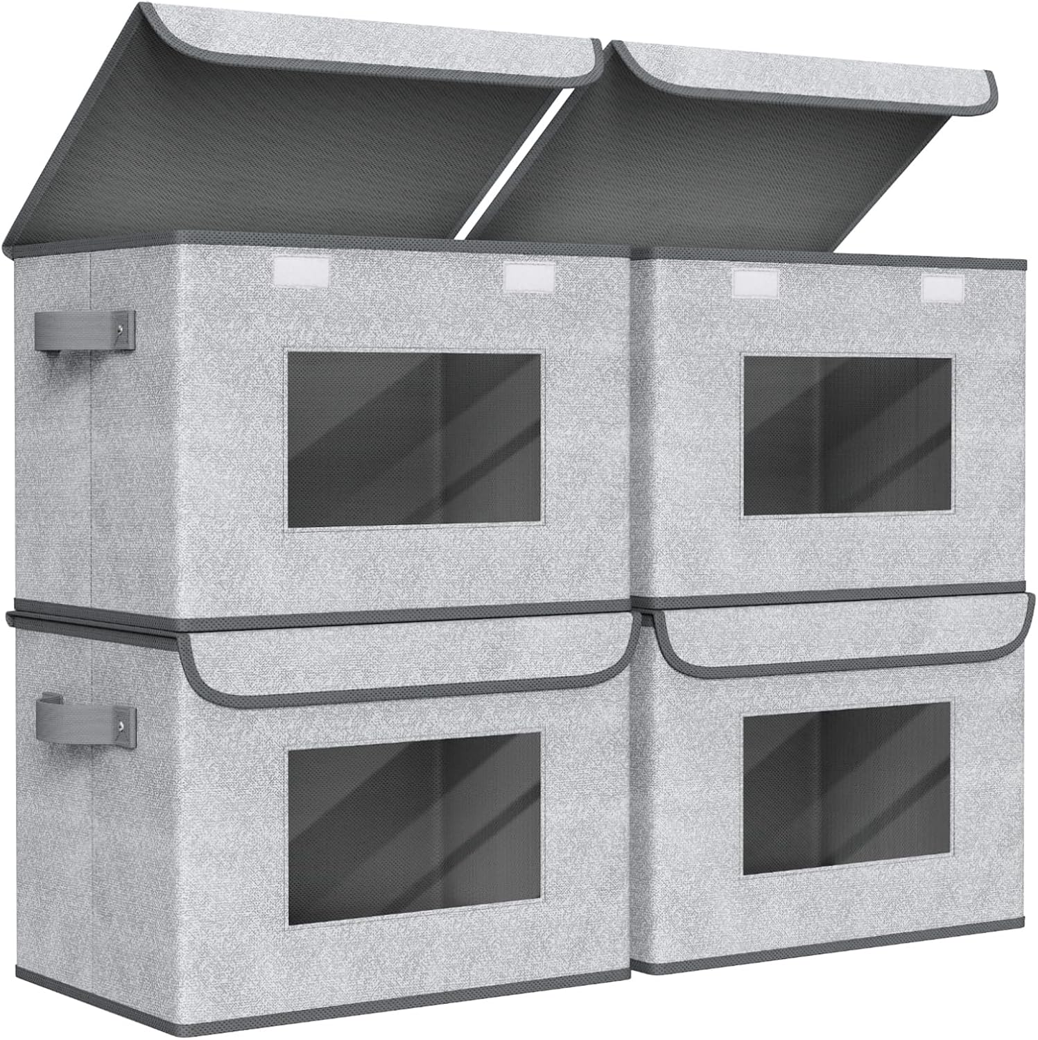 Univivi Fabric Foldable Storage Boxes for Home and Office Use