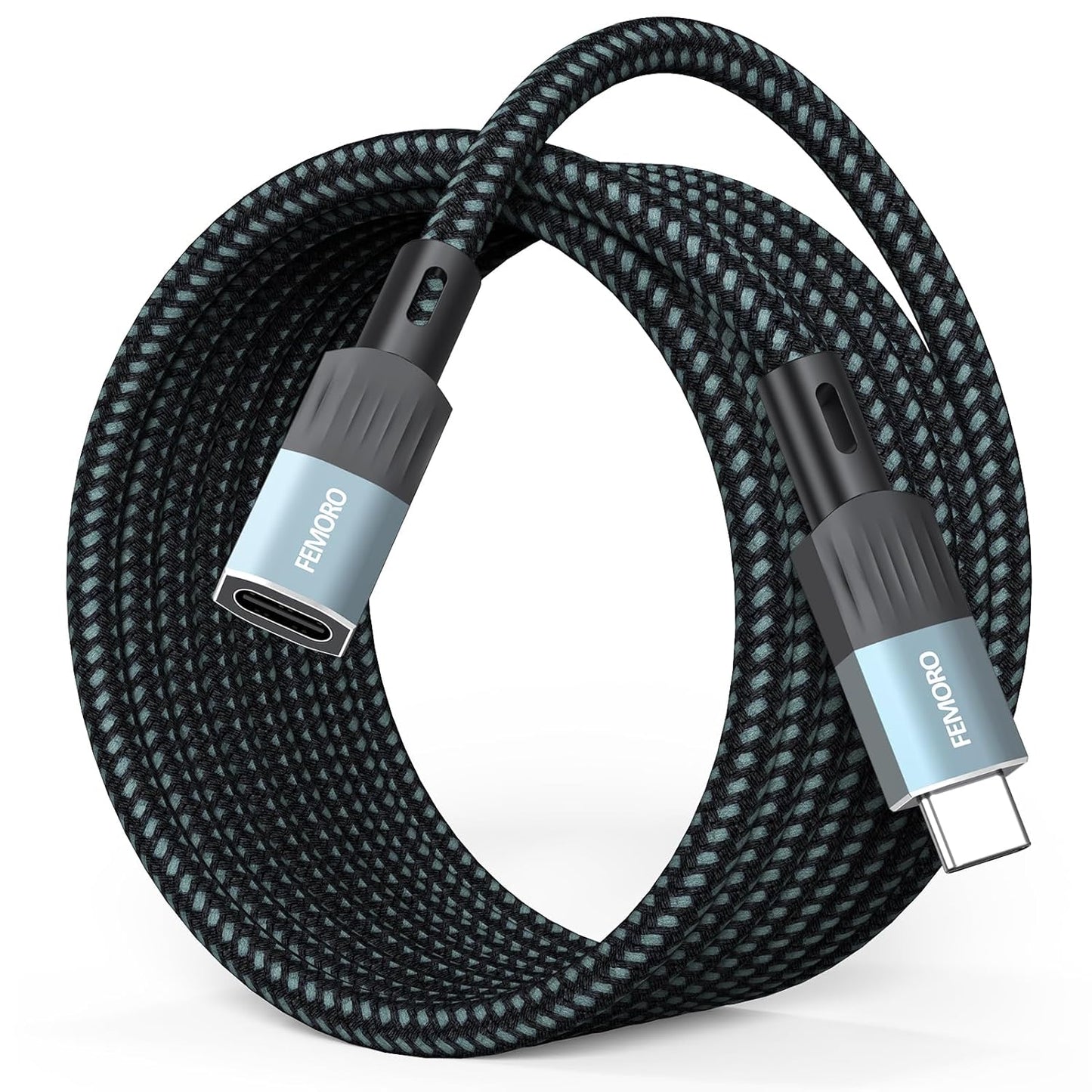 10Ft USB-C Extension Cable: Fast Charge & High-Speed Data!