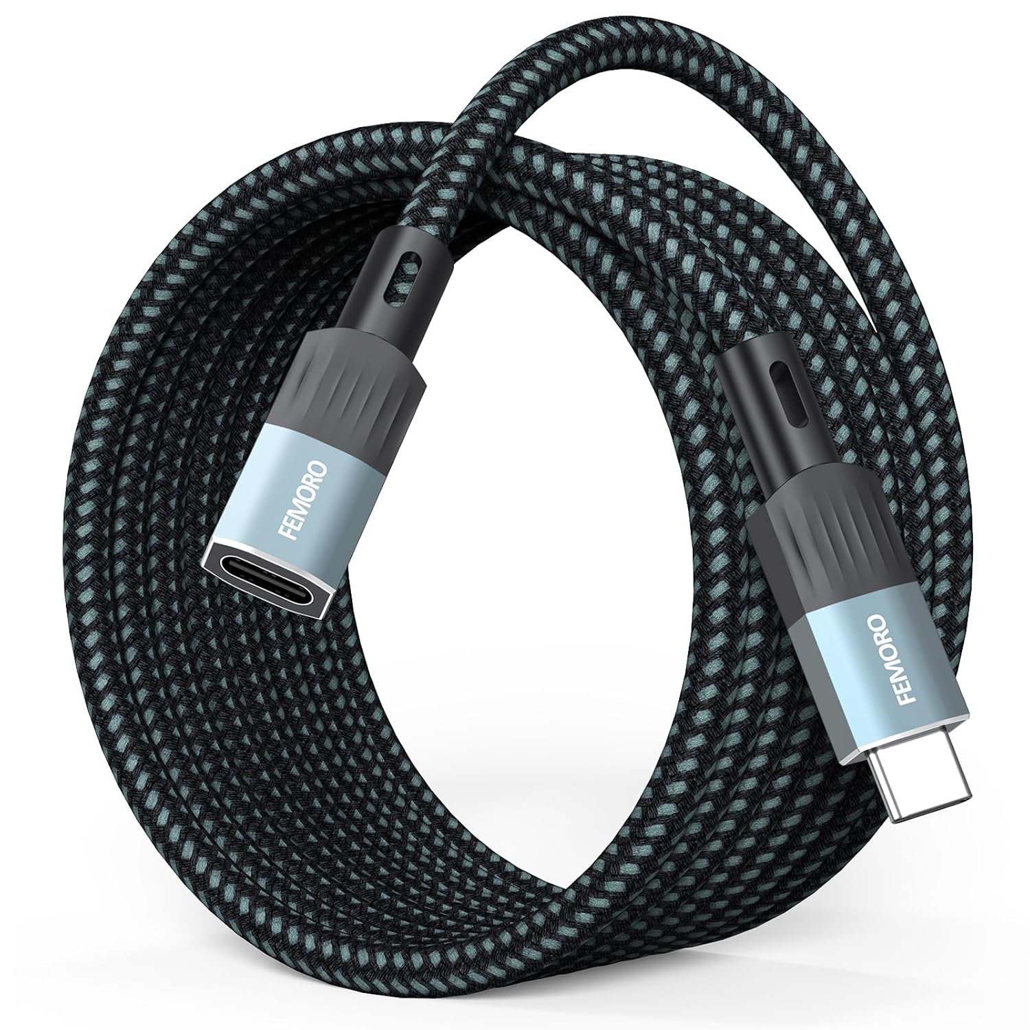 10Ft USB-C Extension Cable: Fast Charge & High-Speed Data!