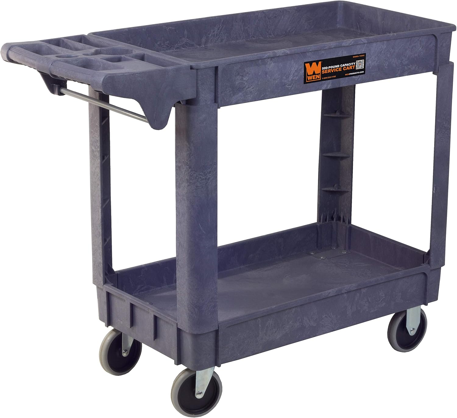 WEN Service Utility Cart with 500-Pound Capacity and Mobility
