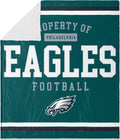 NFL Team Logo Sherpa Fleece Plush Throw Blanket - 60in x 70in