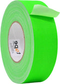 WOD GTC12 Gaffer Tape Fluorescent Green Low Gloss - Durable 2 in x 60