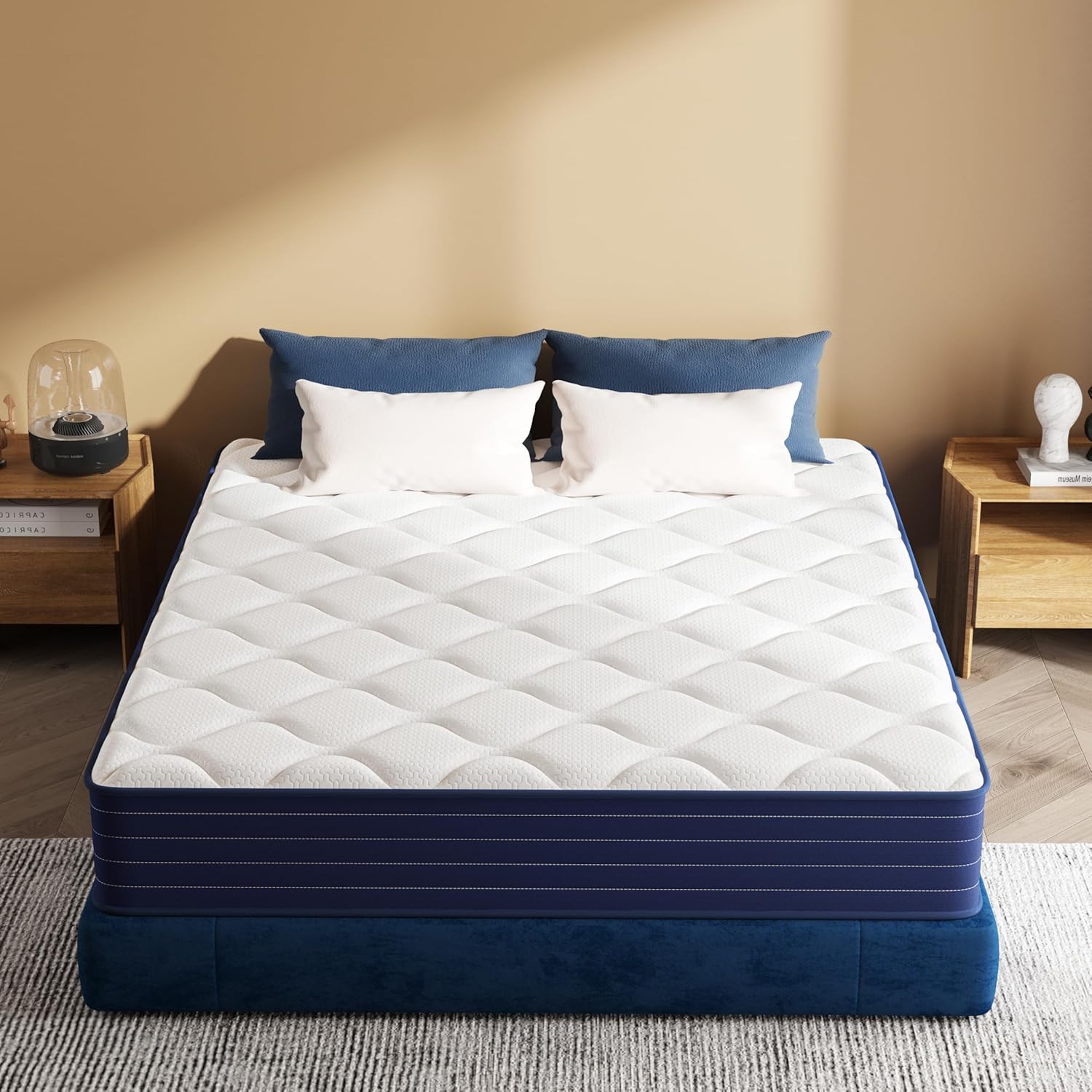 Full Mattress with Pocket Springs and Memory Foam for Comfort