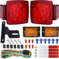 WoneNice LED Submersible Boat Trailer Tail Light Kit - Durable Bright
