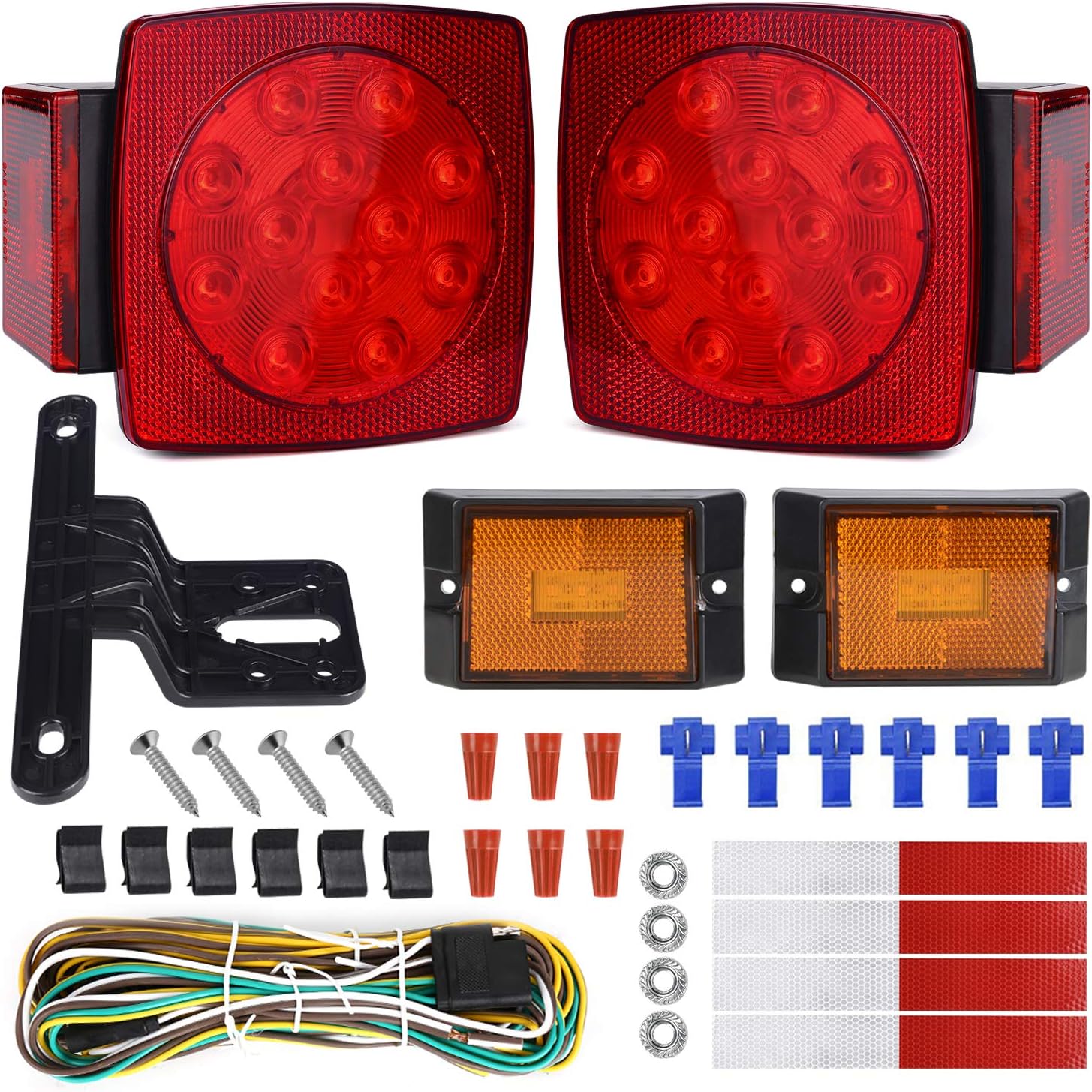 WoneNice LED Submersible Boat Trailer Tail Light Kit Review