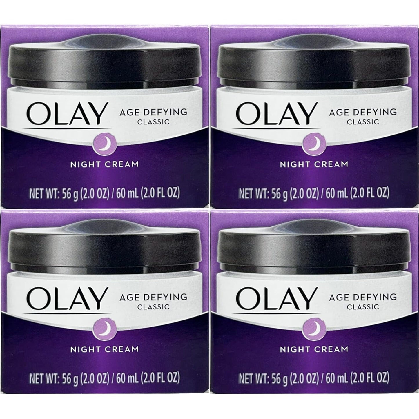 4-Pack Olay Age Defying Night Cream - Timeless Youth