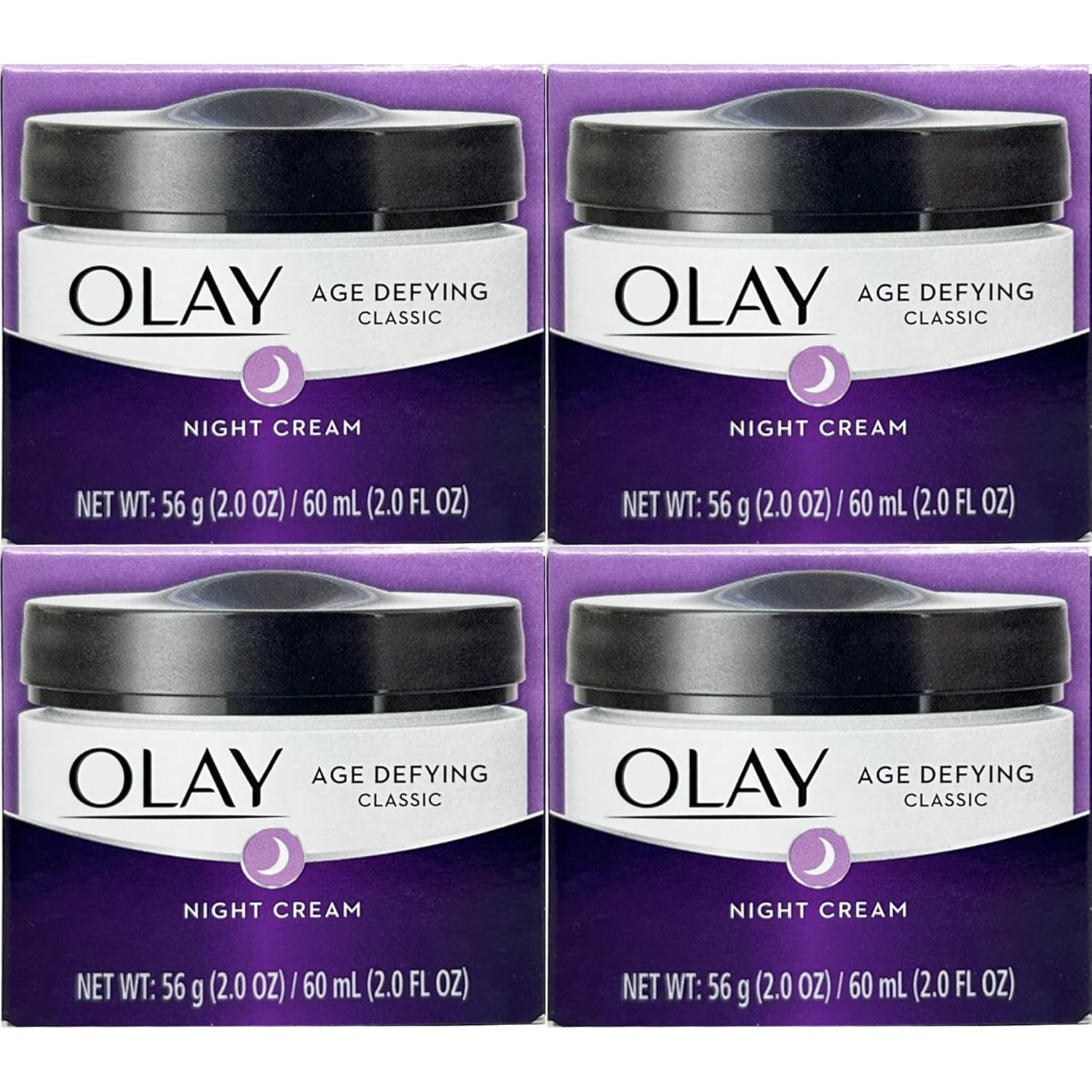 4-Pack Olay Age Defying Night Cream - Timeless Youth