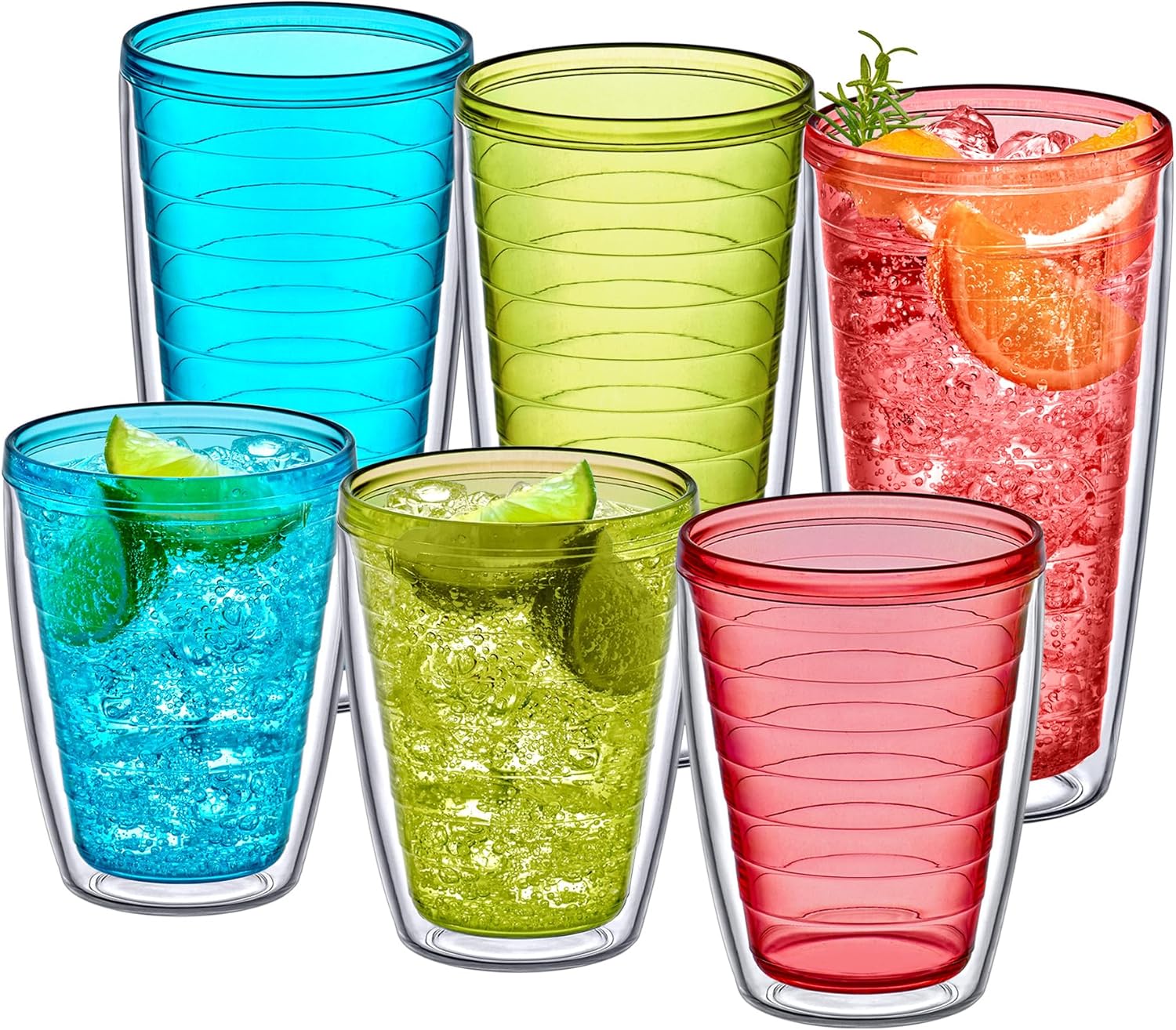 Alaska Insulated Plastic Tumblers Set of 6 for Every Occasion