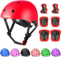Kids Adjustable Helmet Set with 7-Piece Pads - Fits 48-54 cm