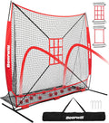 7x7ft Baseball Net with XL Ball Collection System - Durable Practice