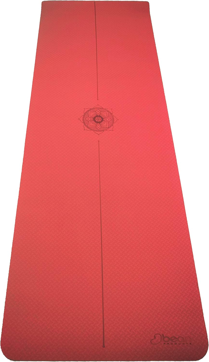 Bean Products SuperLite TPE Yoga Mat | Extra-long, Non-skid | Earth-friendly Exercise Mat