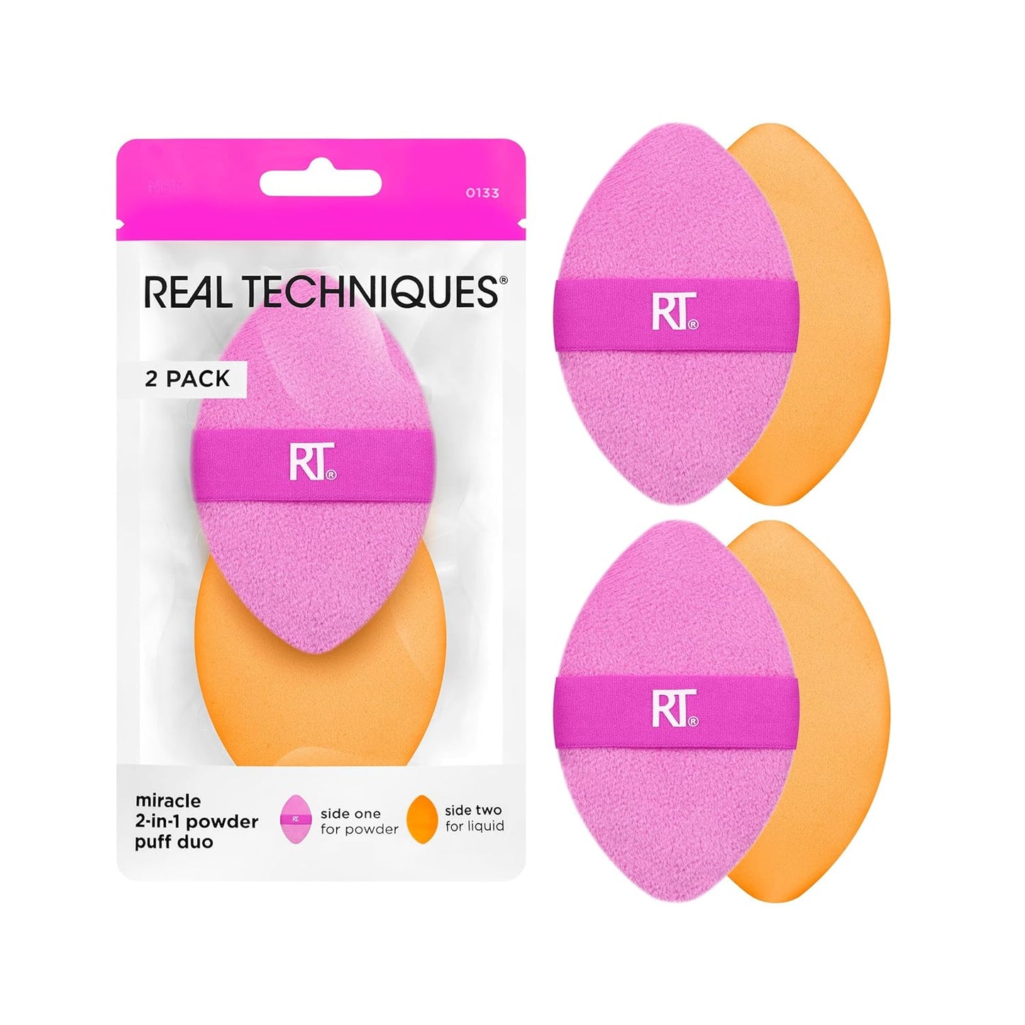 Real Techniques 2-in-1 Powder Puff Duo
