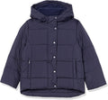 Girls Heavyweight Hooded Puffer Jacket - Fleece-Lined Winter Coat