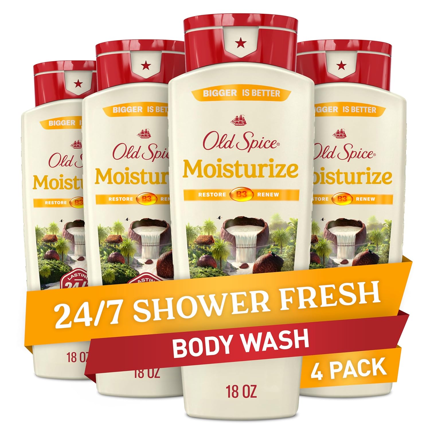 Old Spice Cleansing Body Wash for Men with Lasting Scent