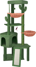 Wang Xin Four Layer Big Cat Tree with Huge Condo and Two Hammocks