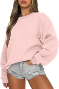 Caracilia Women's Crewneck Oversized Sweatshirt - Cozy Casual Fall