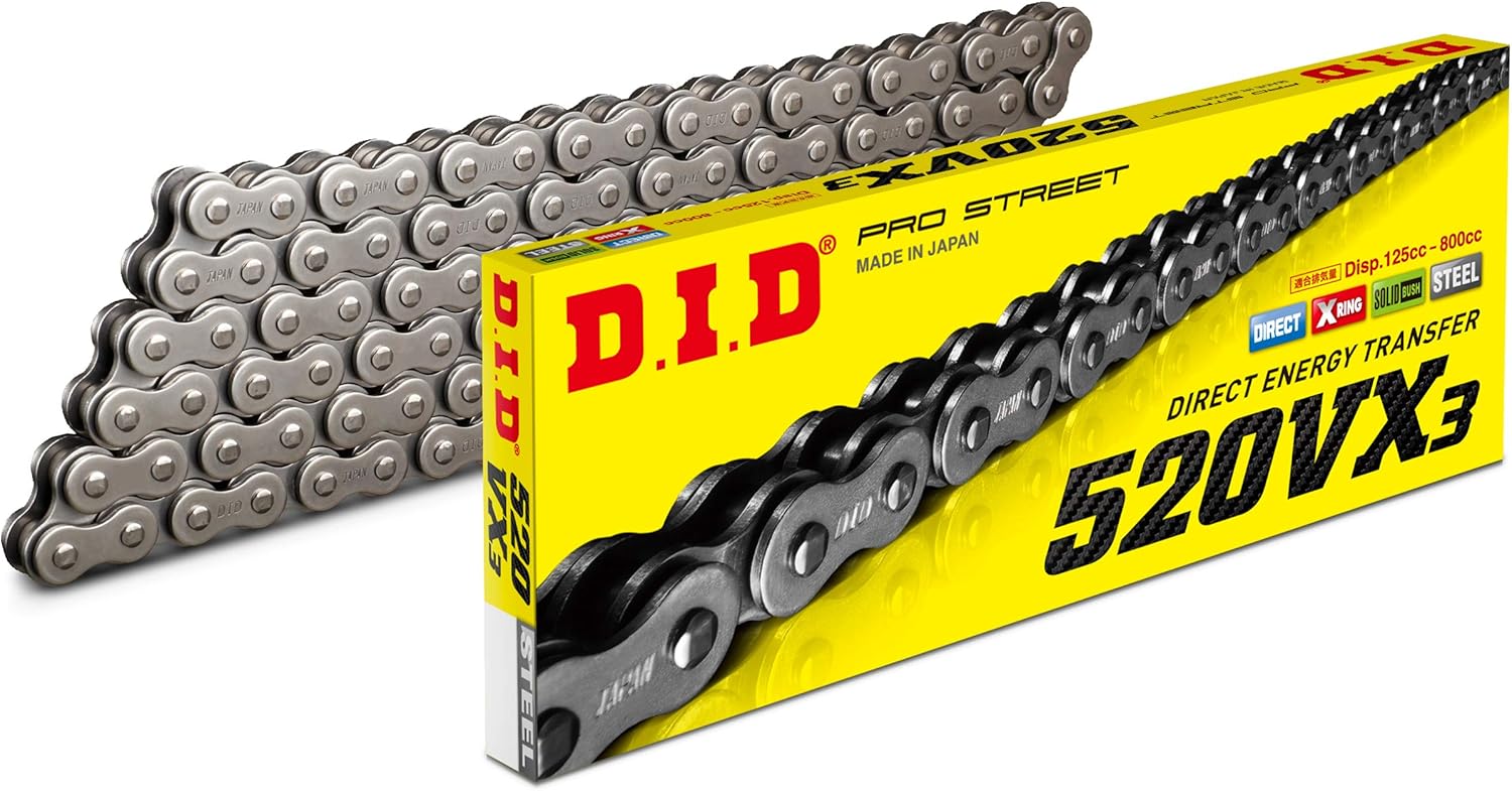 DID 520VX3-120 Steel High Performance X-Ring Chain Review