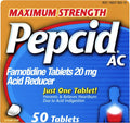 Pepcid AC Maximum Strength Famotidine 20mg 2-Pack - Prevent Heartburn