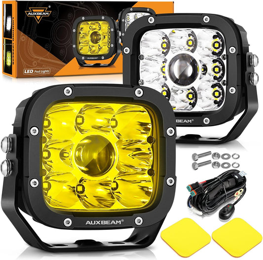 Auxbeam 5 Inch LED Pods: Super Bright Offroad Driving Lights