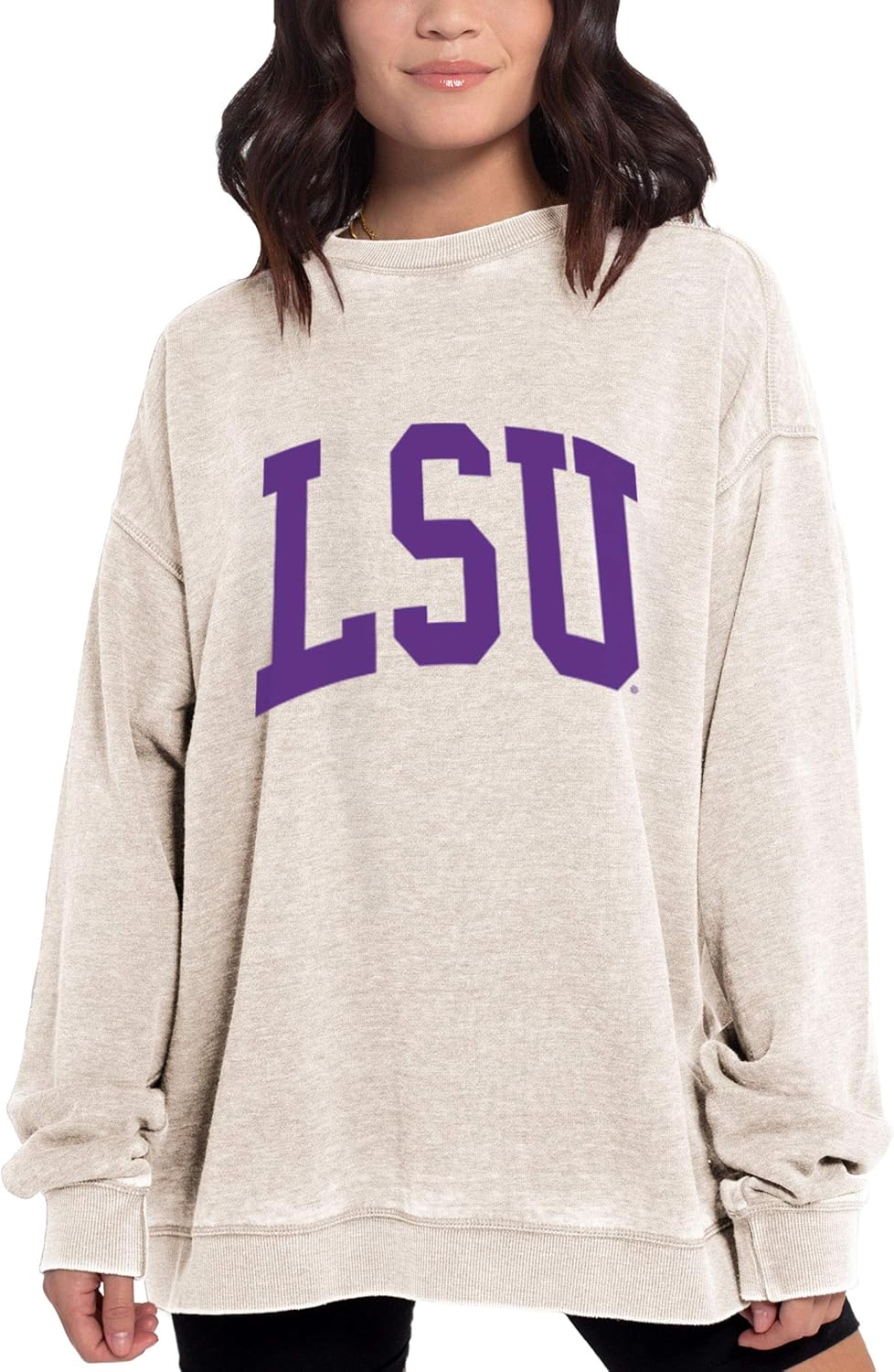 Chicka-D NCAA Womens Burnout Fleece Pullover for Ultimate Comfort
