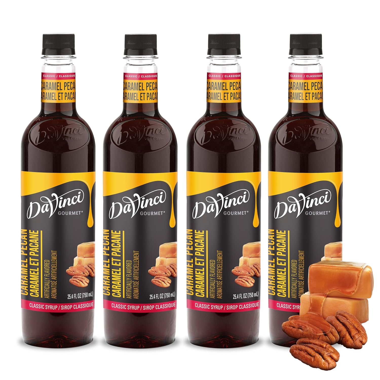 DaVinci Gourmet Classic Caramel Pecan Syrup for Delicious Treats