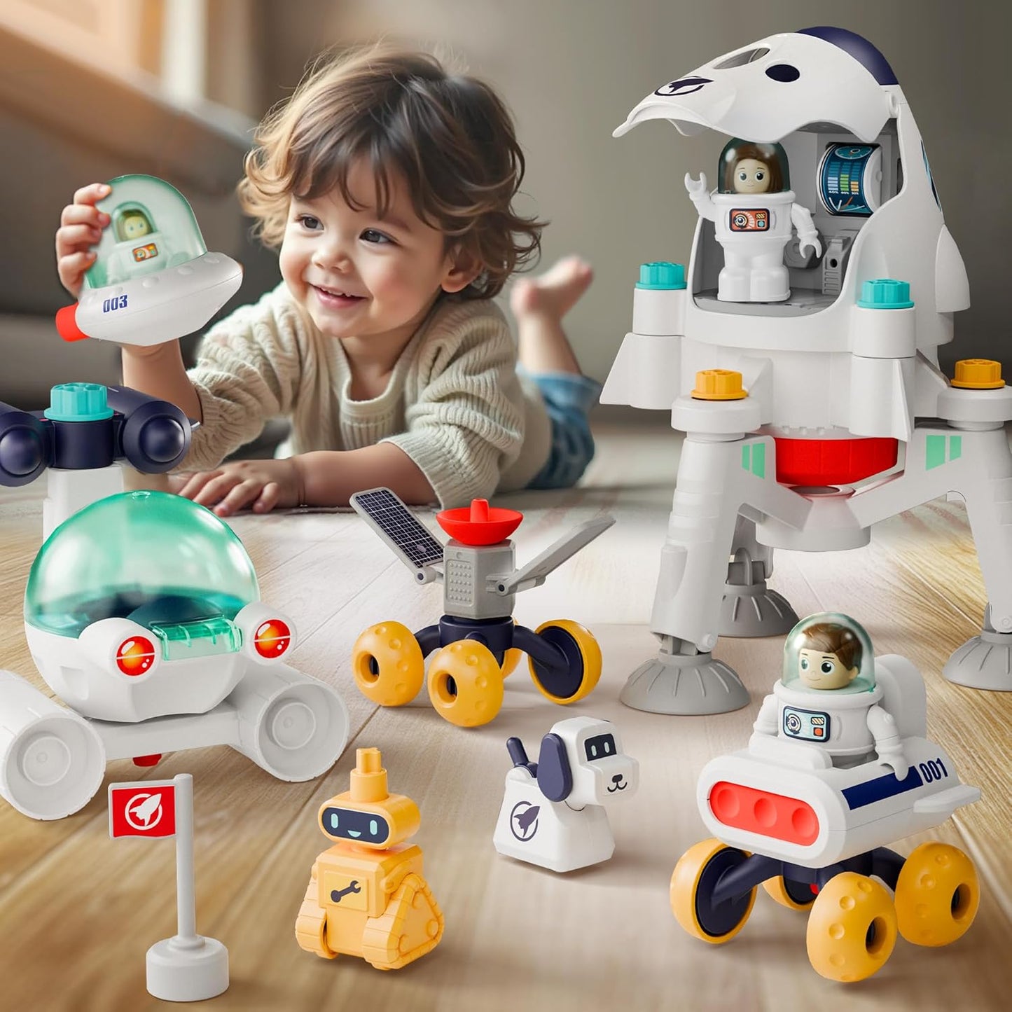 Kids Space Toys Adventure Playset for Educational Fun and Learning